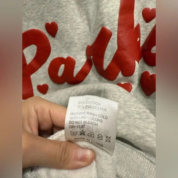Parke XXL Grey Heart Sweatshirt. ❤️⚡️ - Picture 4 of 4